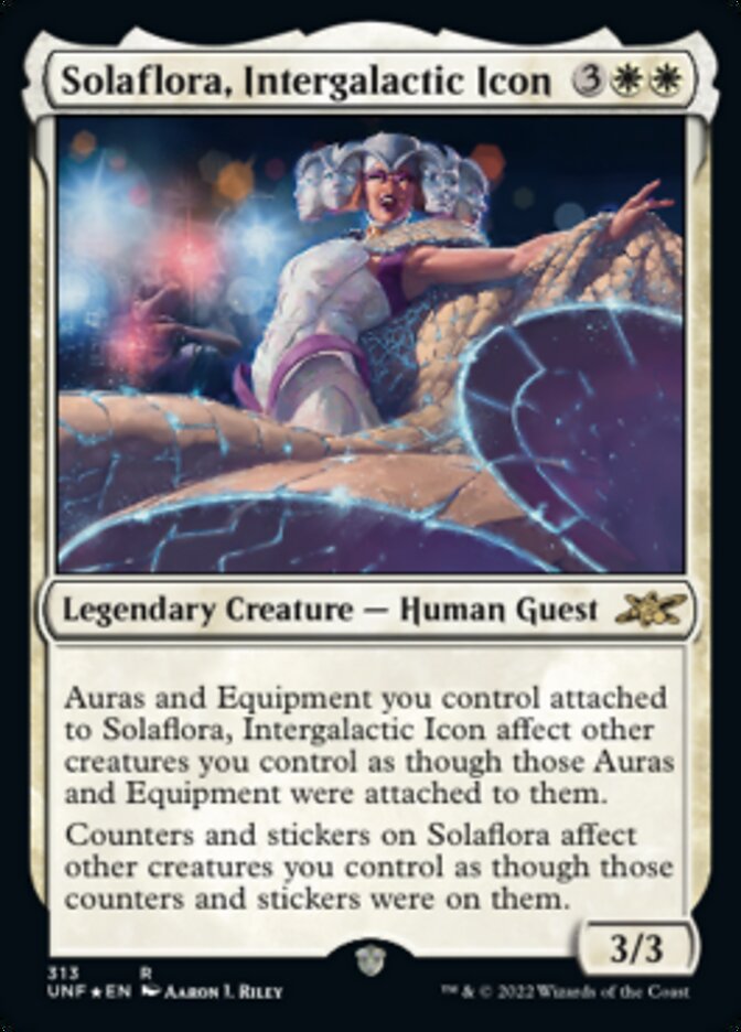 Solaflora, Intergalactic Icon (Galaxy Foil) [Unfinity] | Gear Gaming Fayetteville