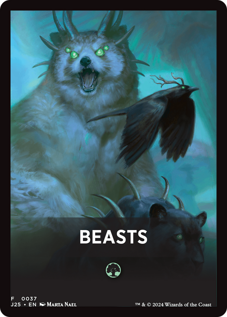 Beasts Theme Card [Foundations Jumpstart Front Cards] | Gear Gaming Fayetteville