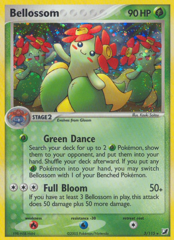 Bellossom (3/115) [EX: Unseen Forces] | Gear Gaming Fayetteville