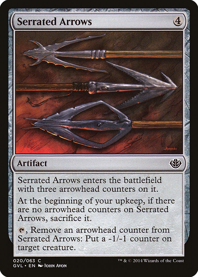 Serrated Arrows (Garruk vs. Liliana) [Duel Decks Anthology] | Gear Gaming Fayetteville