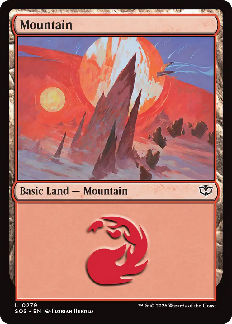Mountain (0279) [Secrets of Strixhaven] | Gear Gaming Fayetteville