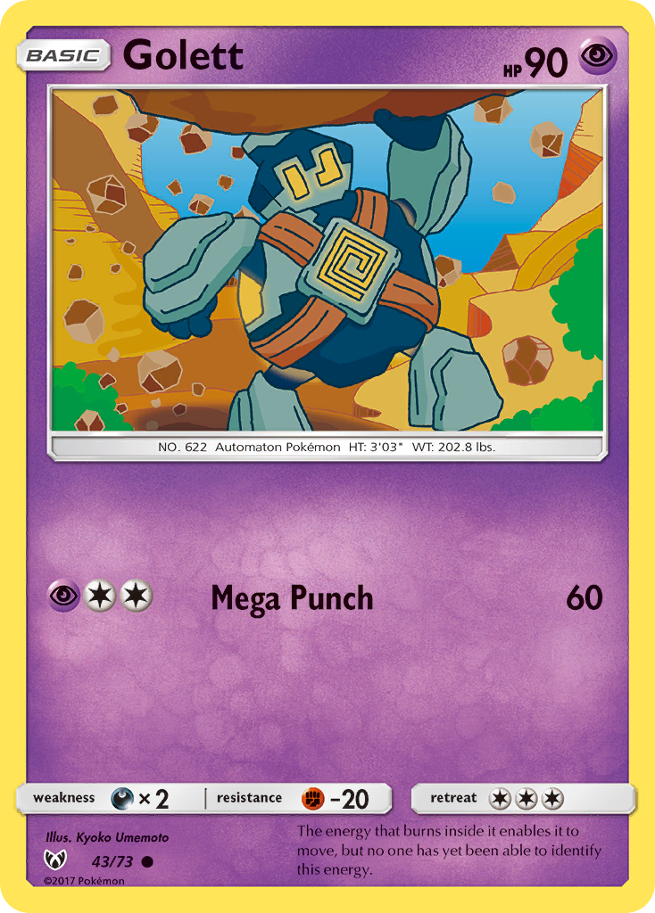 Golett (43/73) [Sun & Moon: Shining Legends] | Gear Gaming Fayetteville
