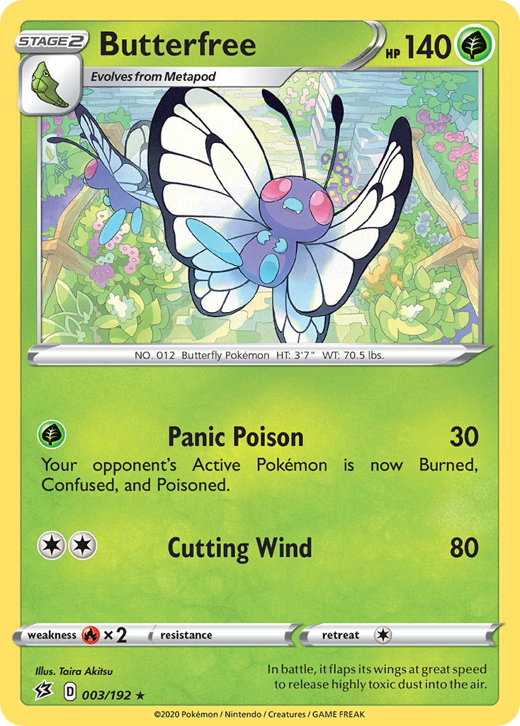 Butterfree (003/192) [Sword & Shield: Rebel Clash] | Gear Gaming Fayetteville