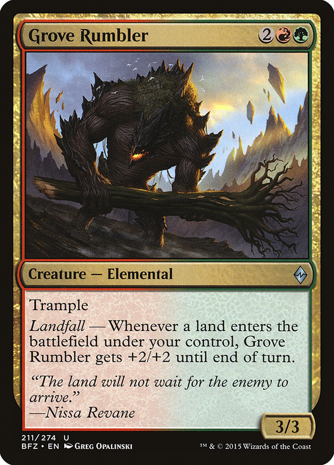 Grove Rumbler [Battle for Zendikar] | Gear Gaming Fayetteville