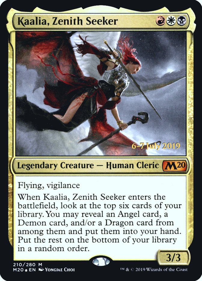 Kaalia, Zenith Seeker [Core Set 2020 Prerelease Promos] | Gear Gaming Fayetteville