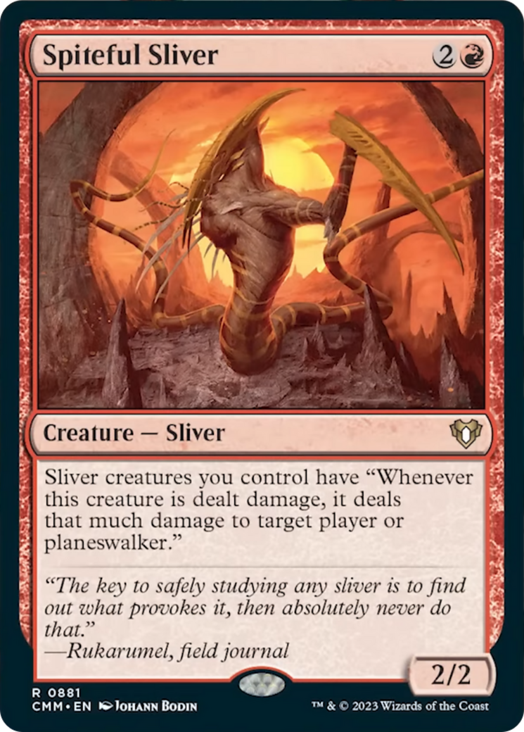 Spiteful Sliver [Commander Masters] | Gear Gaming Fayetteville