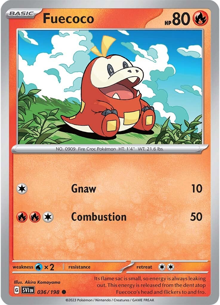 Fuecoco (036/198) [Scarlet & Violet: Base Set] | Gear Gaming Fayetteville