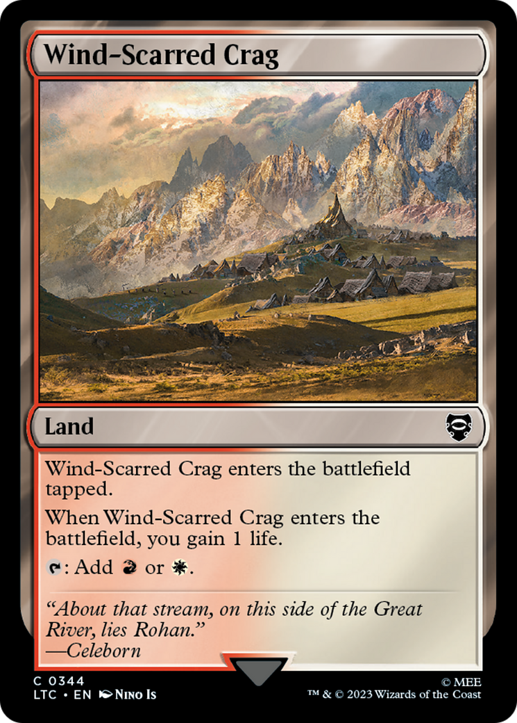 Wind-Scarred Crag [The Lord of the Rings: Tales of Middle-Earth Commander] | Gear Gaming Fayetteville