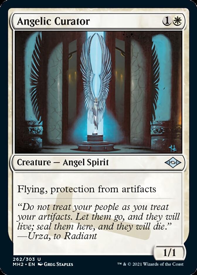 Angelic Curator (Foil Etched) [Modern Horizons 2] | Gear Gaming Fayetteville