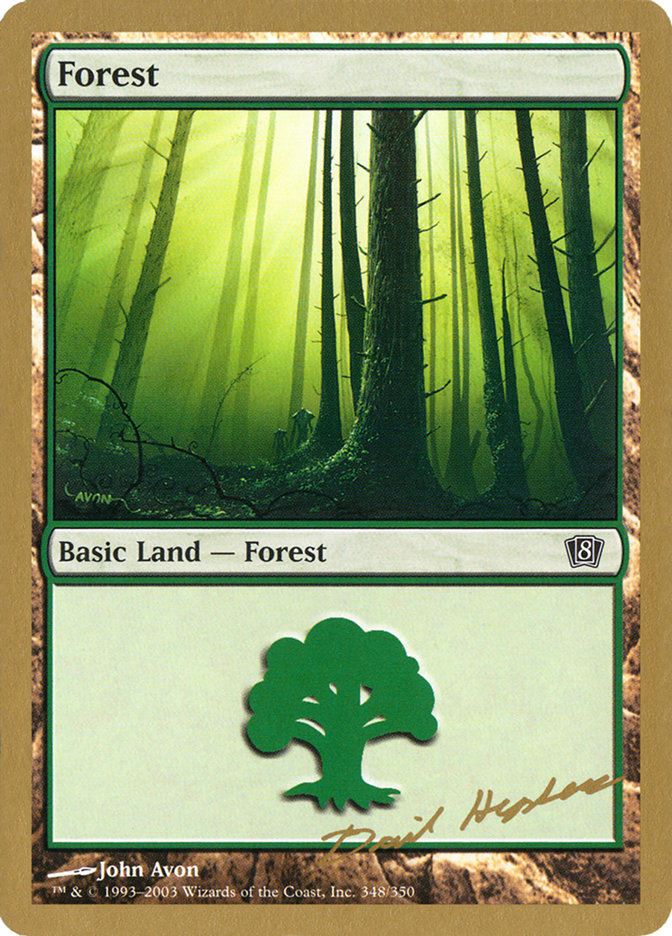 Forest (dh348) (Dave Humpherys) [World Championship Decks 2003] | Gear Gaming Fayetteville