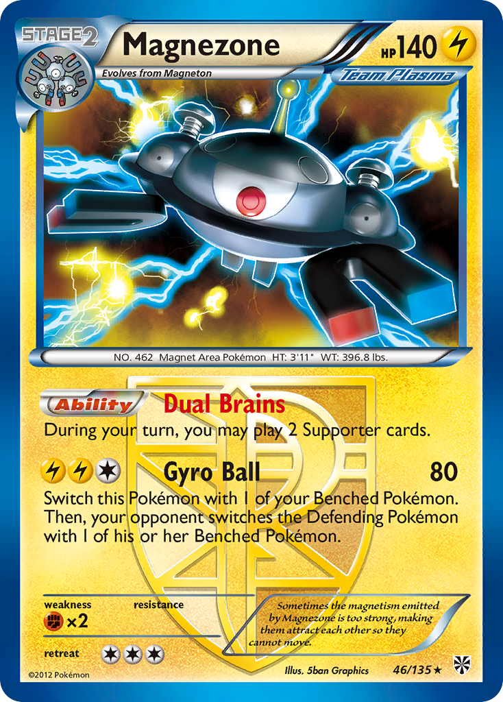 Magnezone (46/135) [Black & White: Plasma Storm] | Gear Gaming Fayetteville