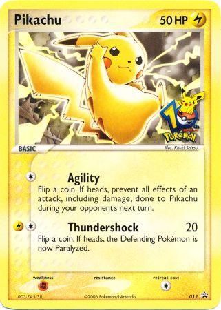 Pikachu (012) (10th Anniversary Promo) [Miscellaneous Cards] | Gear Gaming Fayetteville