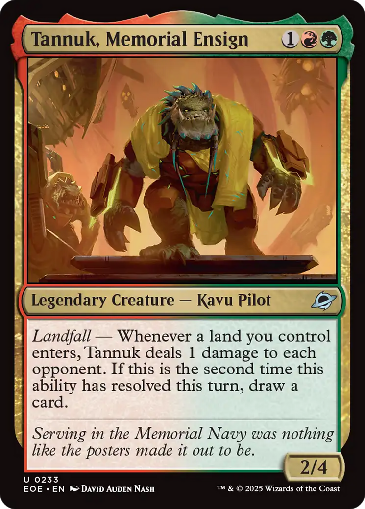 Tannuk, Memorial Ensign [Edge of Eternities] | Gear Gaming Fayetteville