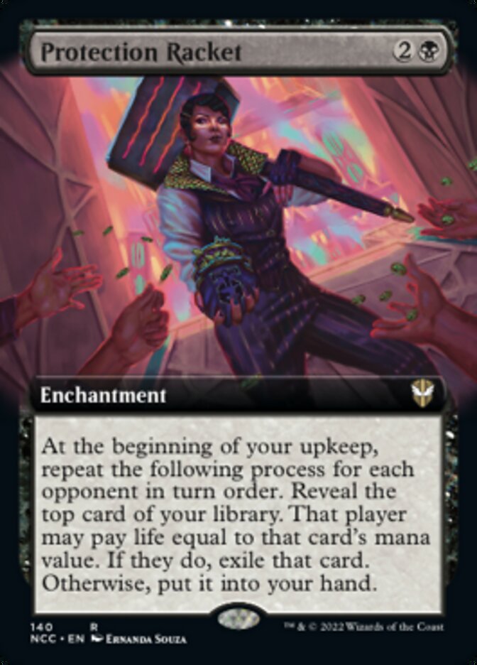 Protection Racket (Extended Art) [Streets of New Capenna Commander] | Gear Gaming Fayetteville