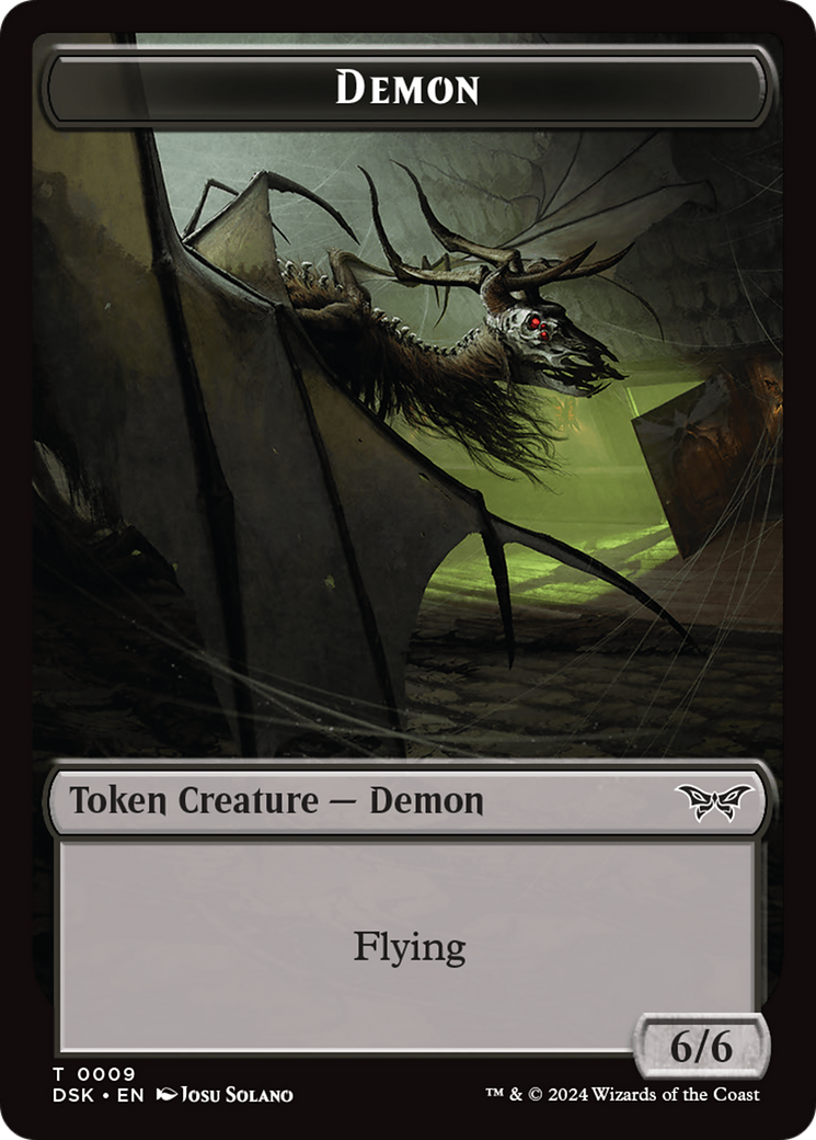 Demon Token [Duskmourn: House of Horror Tokens] | Gear Gaming Fayetteville