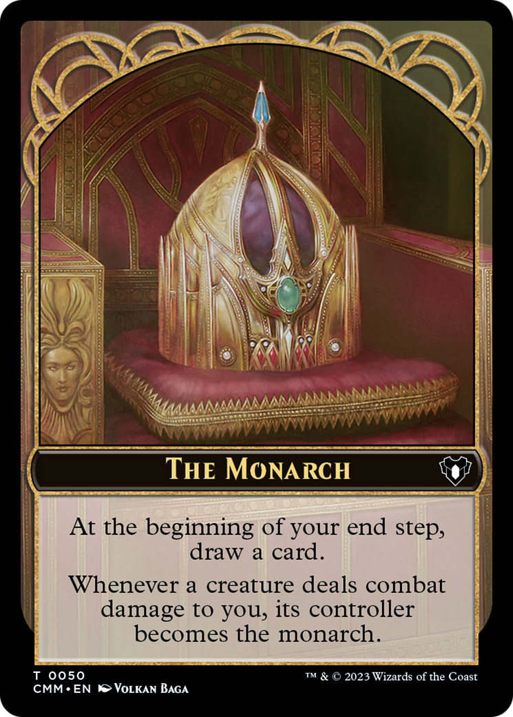 Copy (54) // The Monarch Double-Sided Token [Commander Masters Tokens] | Gear Gaming Fayetteville