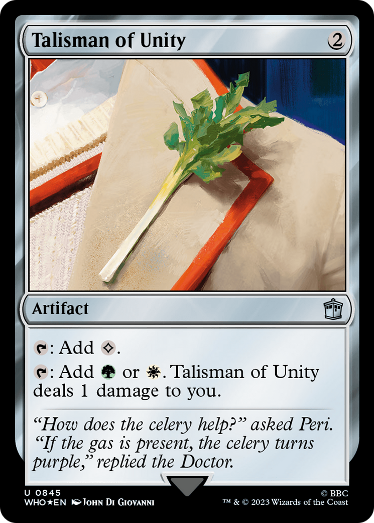 Talisman of Unity (Surge Foil) [Doctor Who] | Gear Gaming Fayetteville