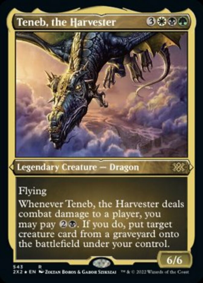 Teneb, the Harvester (Foil Etched) [Double Masters 2022] | Gear Gaming Fayetteville