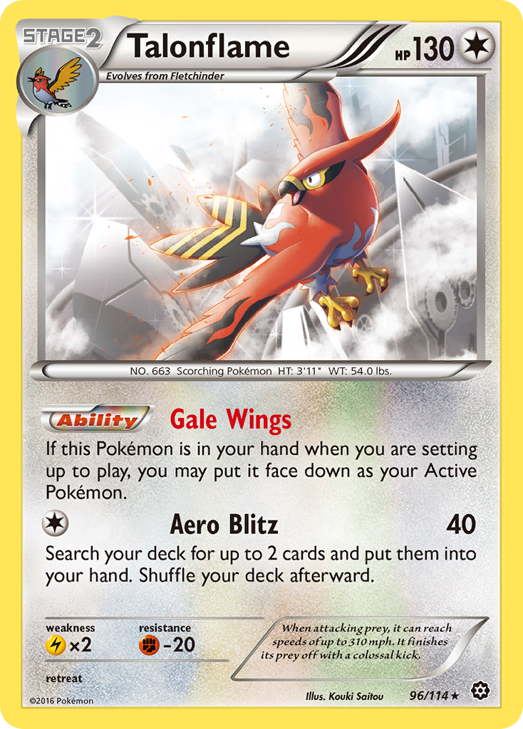 Talonflame (96/114) [XY: Steam Siege] | Gear Gaming Fayetteville
