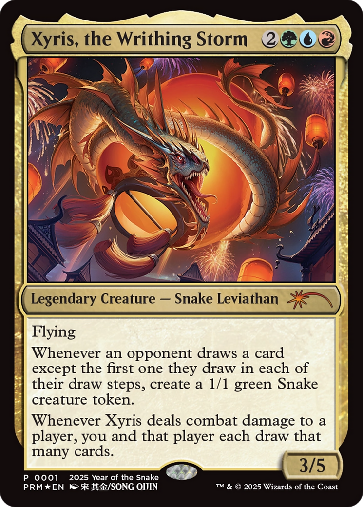 Xyris, the Writhing Storm (Year of the Snake 2025) [Standard Showdown Promos] | Gear Gaming Fayetteville