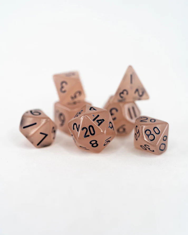 Goodberry | Glow in the Dark | 7 Piece Mini Acrylic Polyhedral Dice Set | Gear Gaming Fayetteville