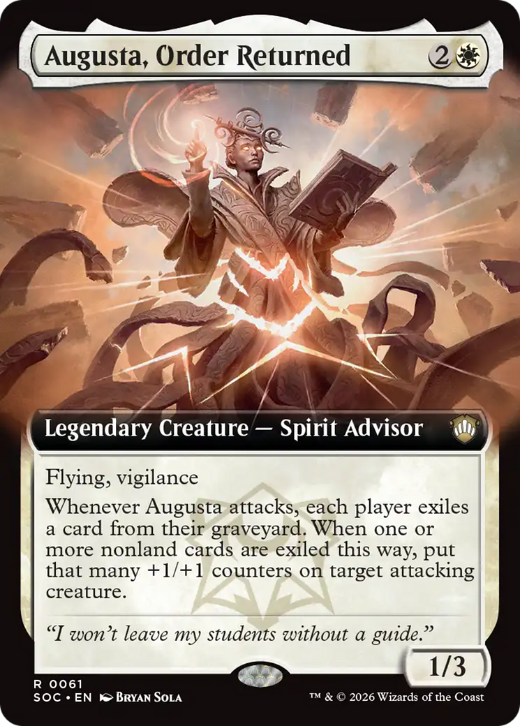Augusta, Order Returned (Extended Art) [Secrets of Strixhaven Commander] | Gear Gaming Fayetteville