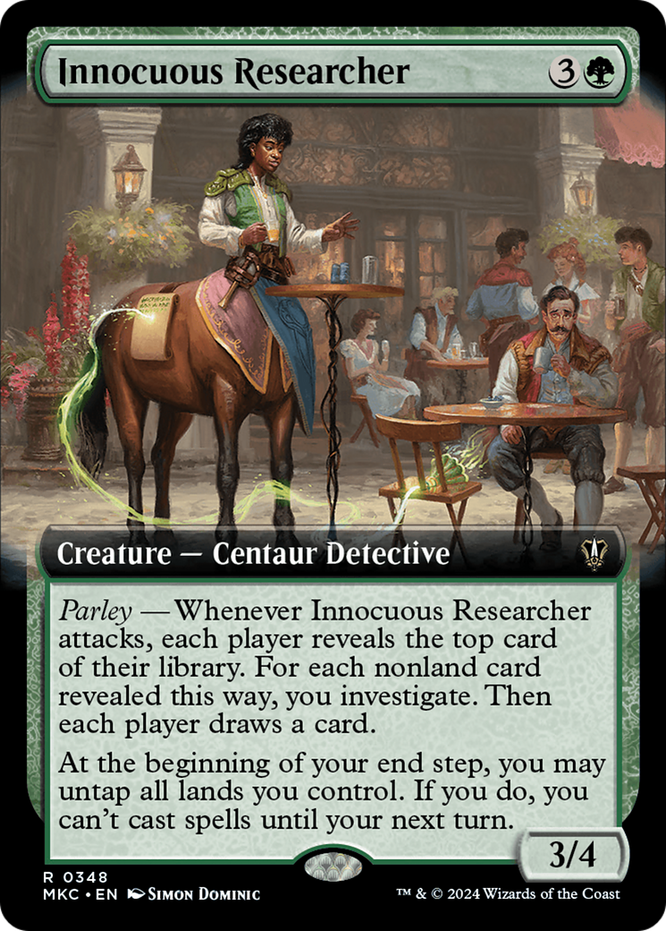 Innocuous Researcher (Extended Art) [Murders at Karlov Manor Commander] | Gear Gaming Fayetteville