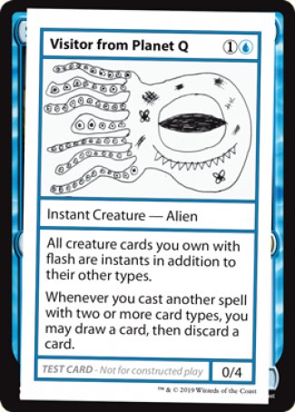 Visitor from Planet Q (2021 Edition) [Mystery Booster Playtest Cards] | Gear Gaming Fayetteville