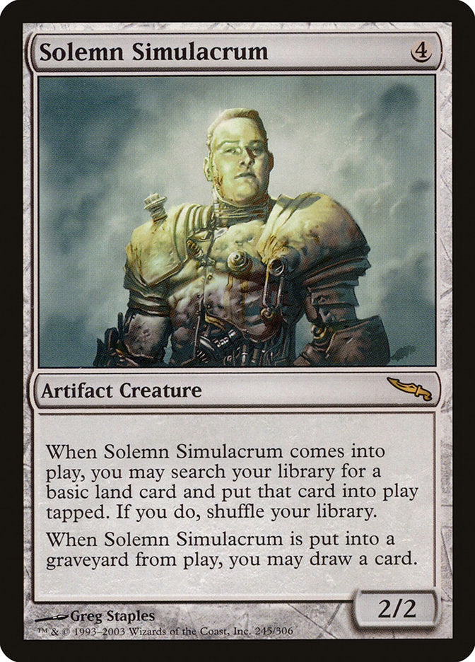 Solemn Simulacrum [Mirrodin] | Gear Gaming Fayetteville