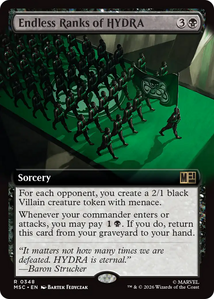 Endless Ranks of HYDRA (Extended Art) [Marvel Super Heroes Commander] | Gear Gaming Fayetteville