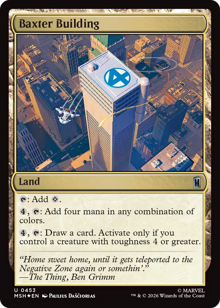 Baxter Building (Surge Foil) [Marvel Super Heroes] | Gear Gaming Fayetteville