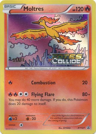 Moltres (XY127) (Staff) [XY: Black Star Promos] | Gear Gaming Fayetteville