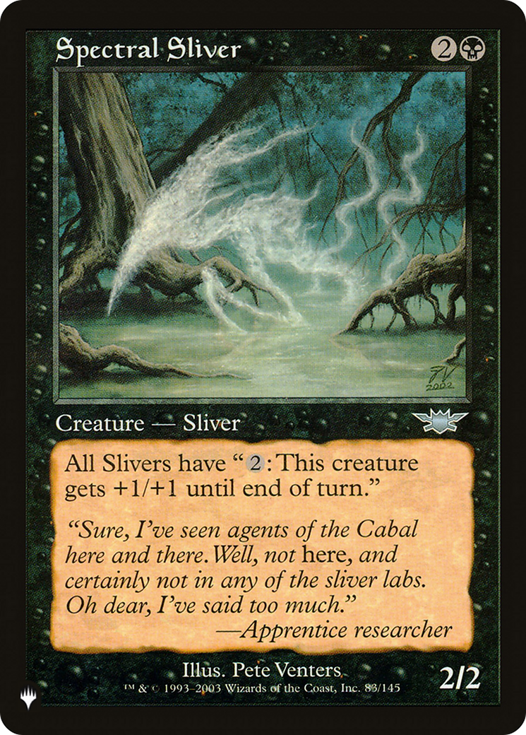 Spectral Sliver [The List Reprints] | Gear Gaming Fayetteville