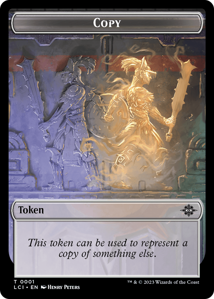 Copy // Spirit Double-Sided Token [The Lost Caverns of Ixalan Tokens] | Gear Gaming Fayetteville