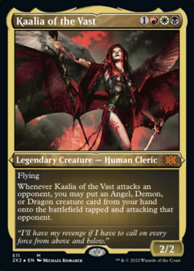 Kaalia of the Vast (Foil Etched) [Double Masters 2022] | Gear Gaming Fayetteville