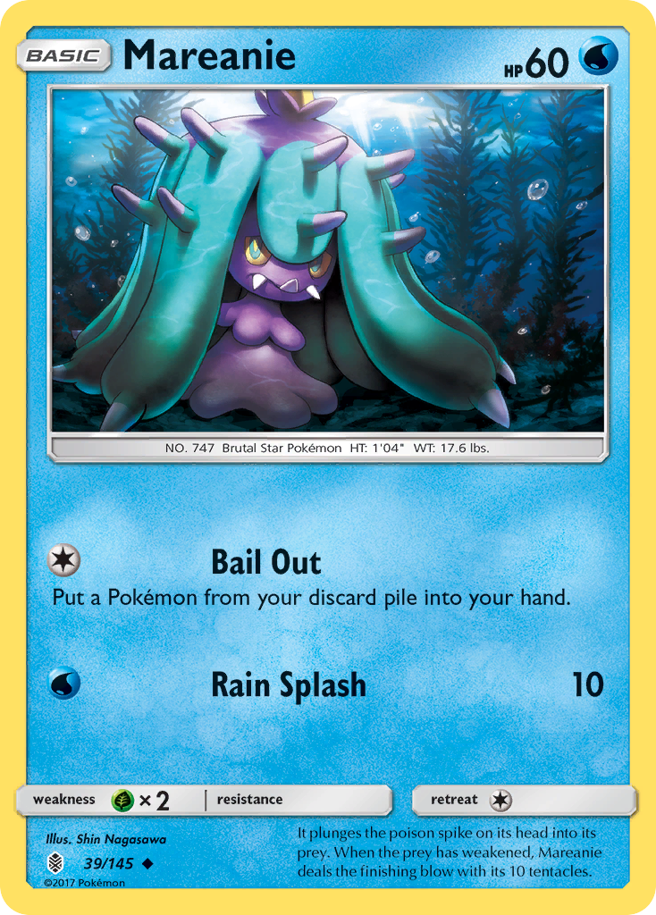 Mareanie (39/145) [Sun & Moon: Guardians Rising] | Gear Gaming Fayetteville