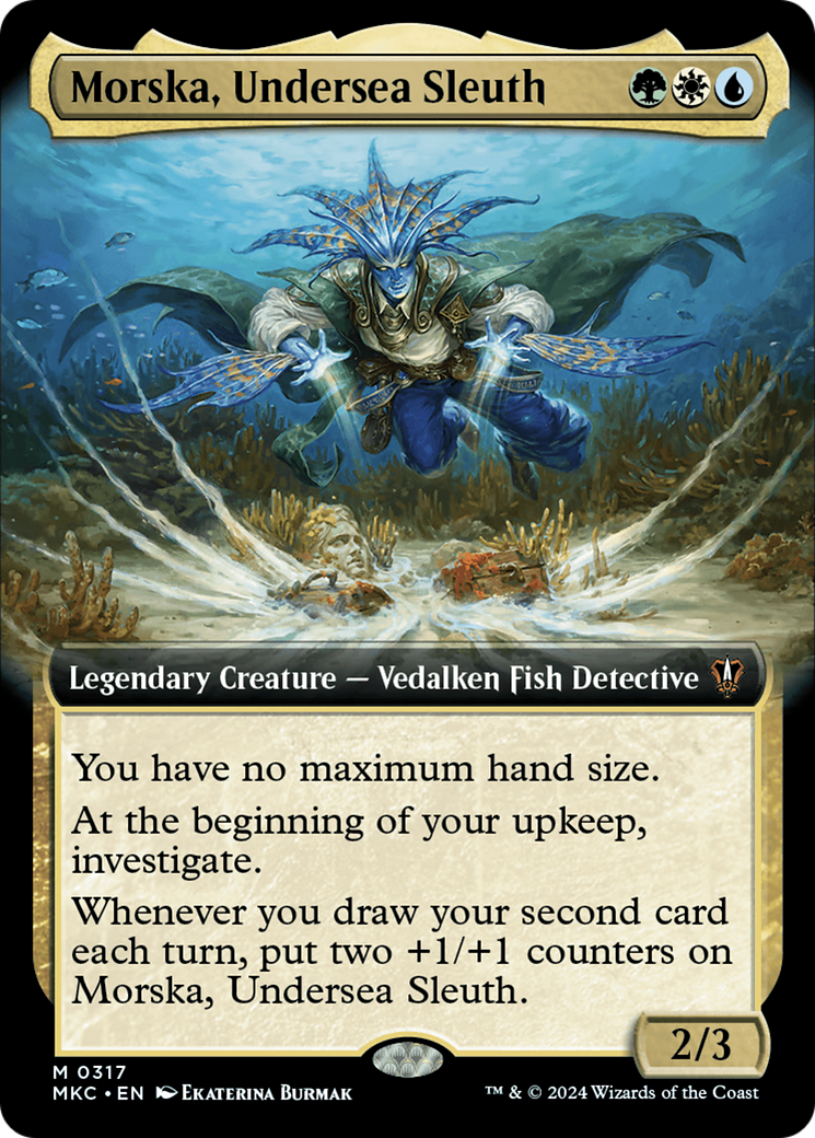 Morska, Undersea Sleuth (Extended Art) [Murders at Karlov Manor Commander] | Gear Gaming Fayetteville