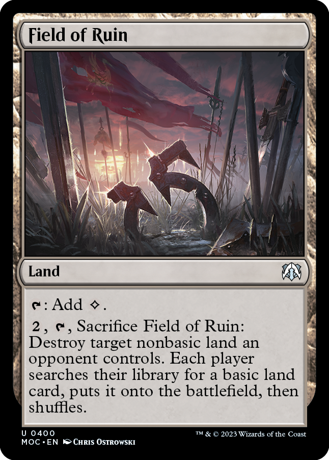 Field of Ruin [March of the Machine Commander] | Gear Gaming Fayetteville