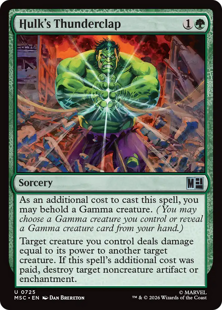 Hulk's Thunderclap [Marvel Super Heroes Commander] | Gear Gaming Fayetteville
