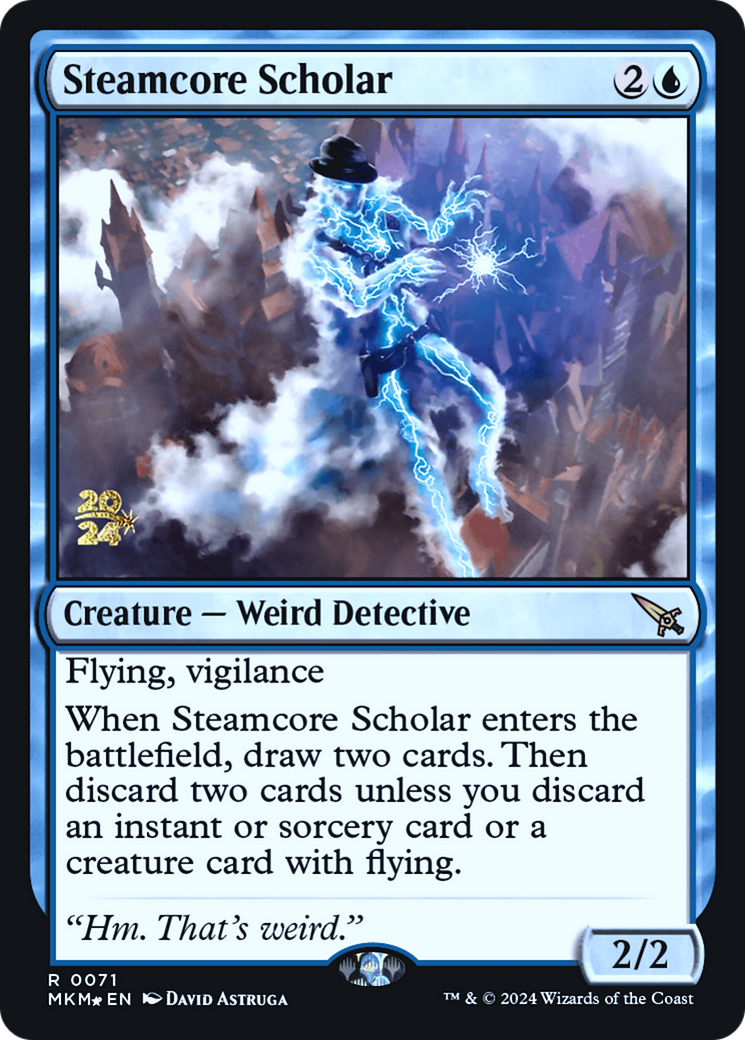 Steamcore Scholar [Murders at Karlov Manor Prerelease Promos] | Gear Gaming Fayetteville