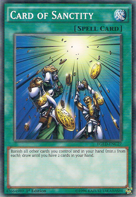 Card of Sanctity [YGLD-ENC27] Common | Gear Gaming Fayetteville