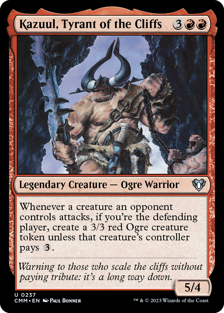Kazuul, Tyrant of the Cliffs [Commander Masters] | Gear Gaming Fayetteville