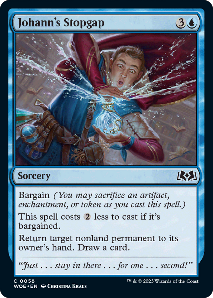 Johann's Stopgap [Wilds of Eldraine] | Gear Gaming Fayetteville