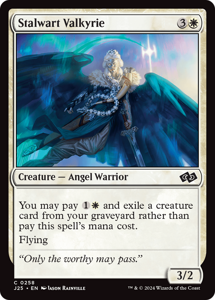 Stalwart Valkyrie [Foundations Jumpstart] | Gear Gaming Fayetteville