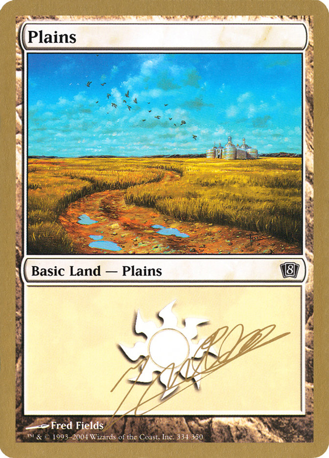 Plains (jn334) (Julien Nuijten) [World Championship Decks 2004] | Gear Gaming Fayetteville