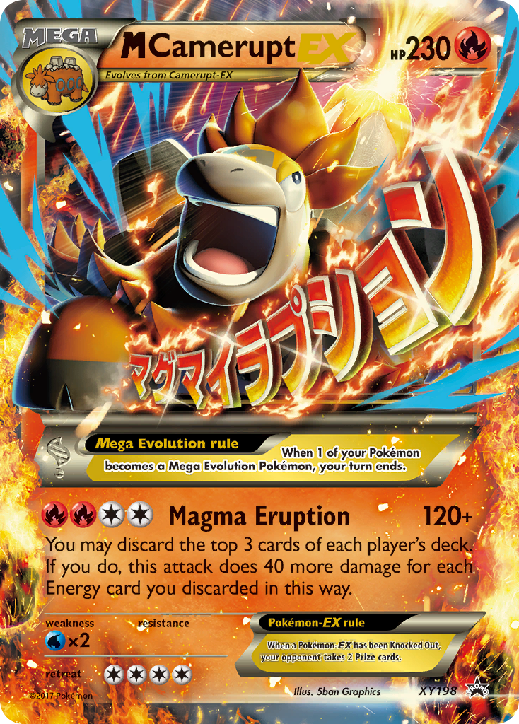 M Camerupt EX (XY198) [XY: Black Star Promos] | Gear Gaming Fayetteville