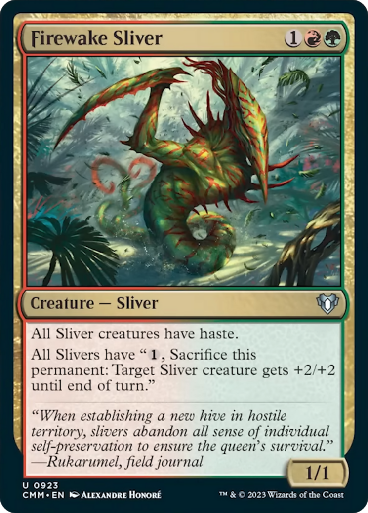 Firewake Sliver [Commander Masters] | Gear Gaming Fayetteville