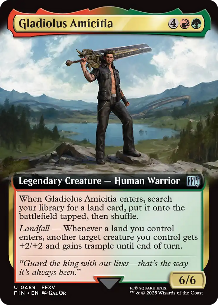 Gladiolus Amicitia (Extended Art) [FINAL FANTASY] | Gear Gaming Fayetteville