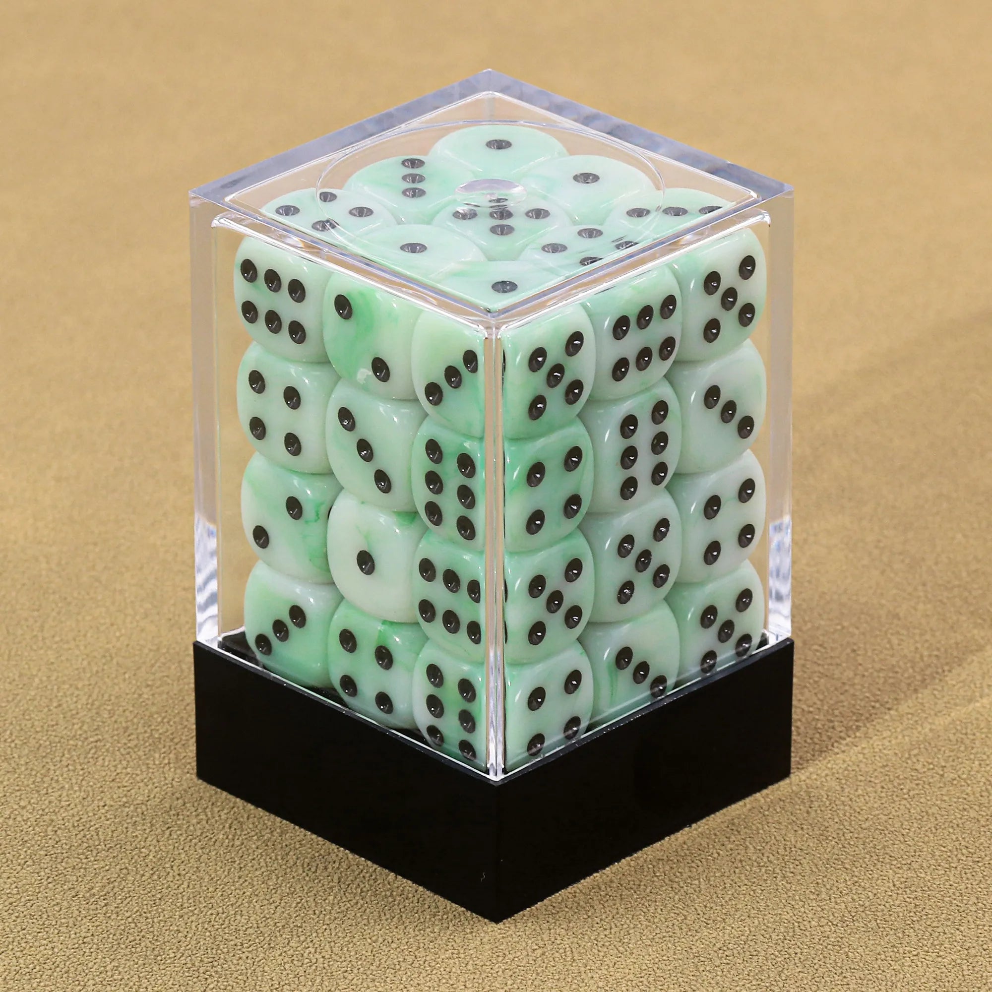 (Green Silk) 12mm D6 block of 36 dice | Gear Gaming Fayetteville