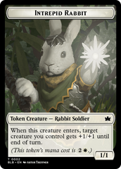 Bat // Intrepid Rabbit Double-Sided Token [Bloomburrow Tokens] | Gear Gaming Fayetteville